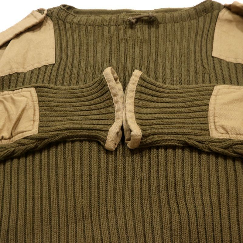00s RALPH LAUREN エポレット エルボーパッチ コマンド ニットセーター