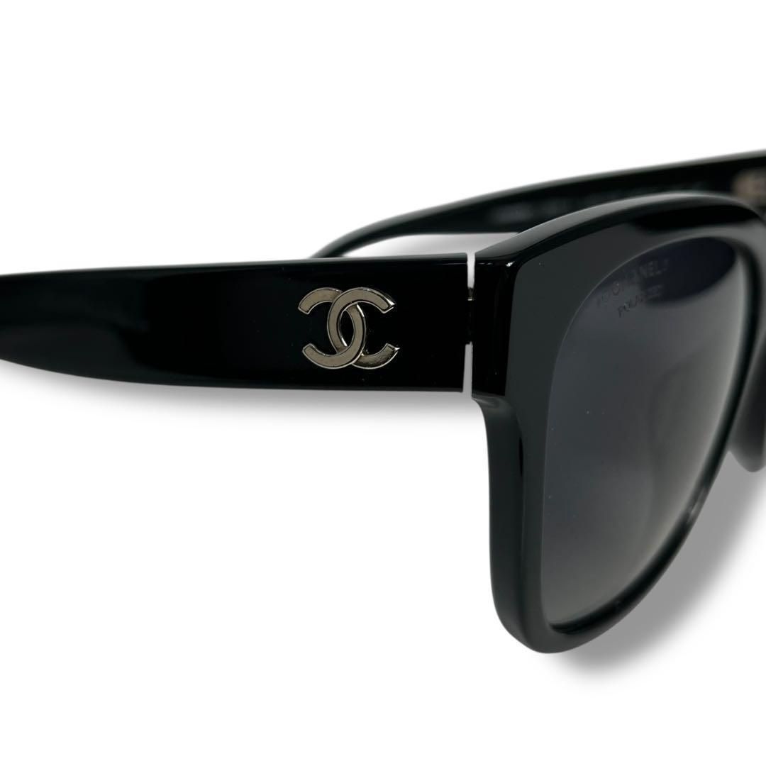 ほぼ未使用 4938 CHANEL シャネル サングラス スクエア シェイプ