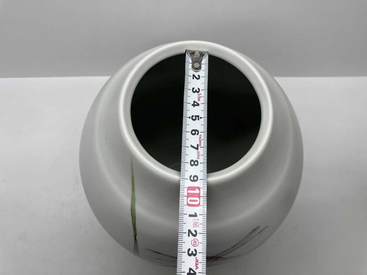 浅野治志作 色絵とんぼの図壺 花瓶 WWW_IBETON_RU