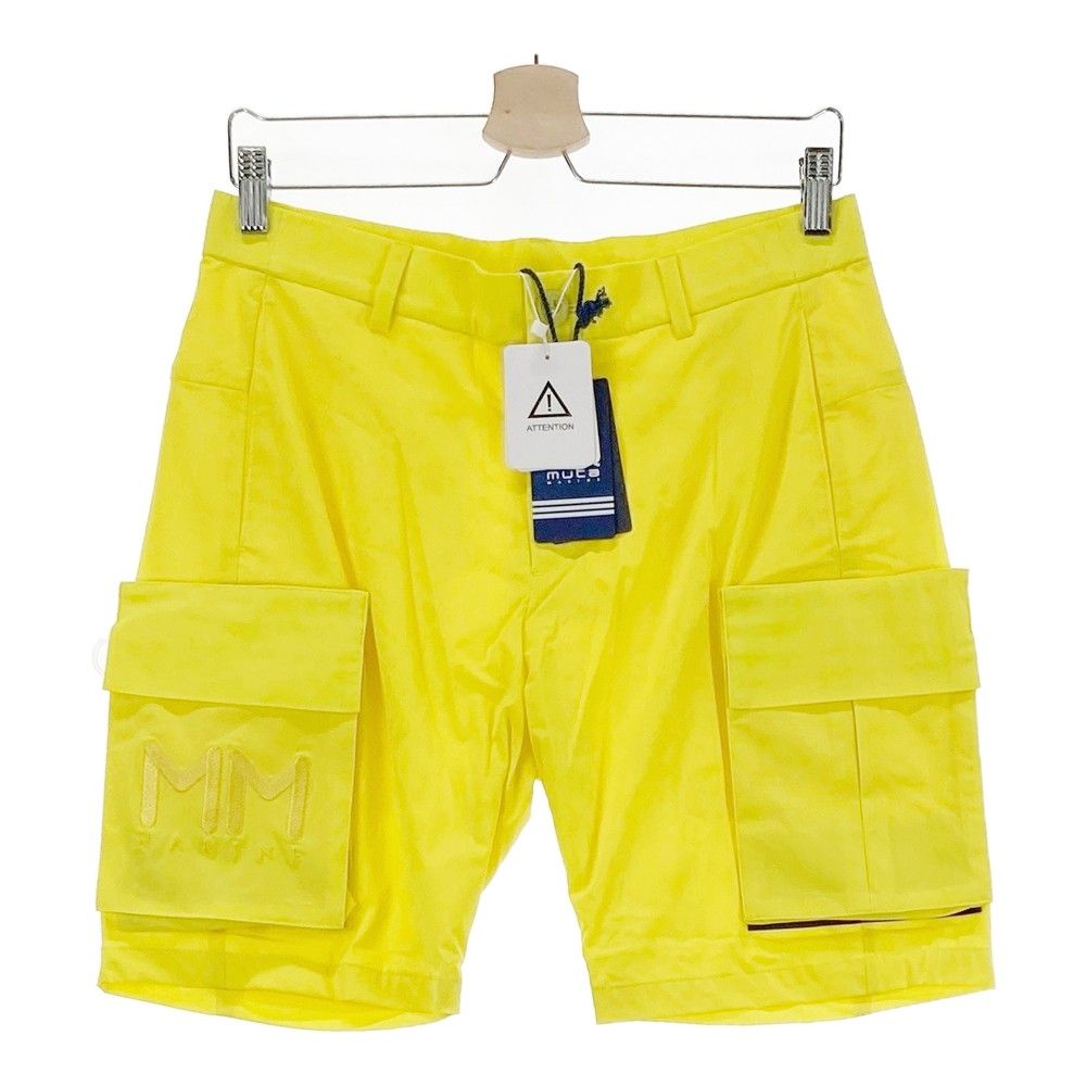 ムータマリン　ゴルフ　パンツ　イエロー　メンズL ムータマリン ゴルフ パンツ イエロー メンズL ムータマリンゴルフ