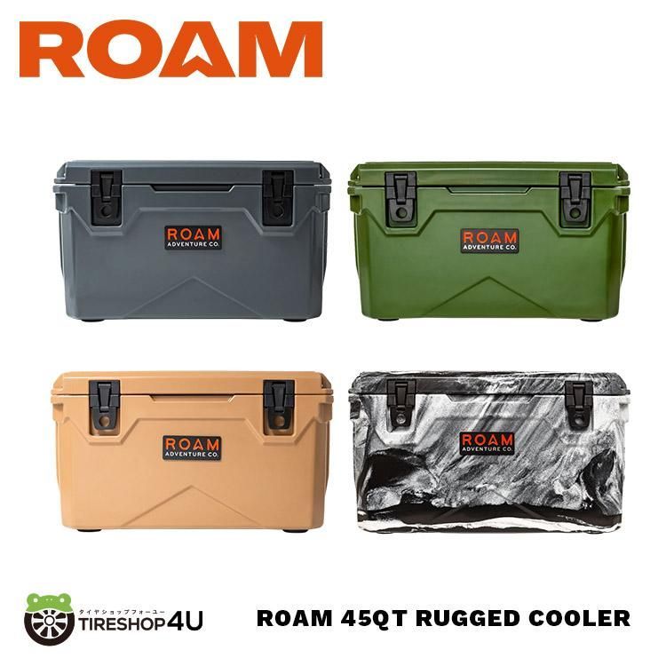 クーラーボックス OD GREEN 約43リットル 氷を最長で8日間キープ RUGGED COOLER 45QT ラギットクーラー 45クォート ROAM ADVENTURE CO