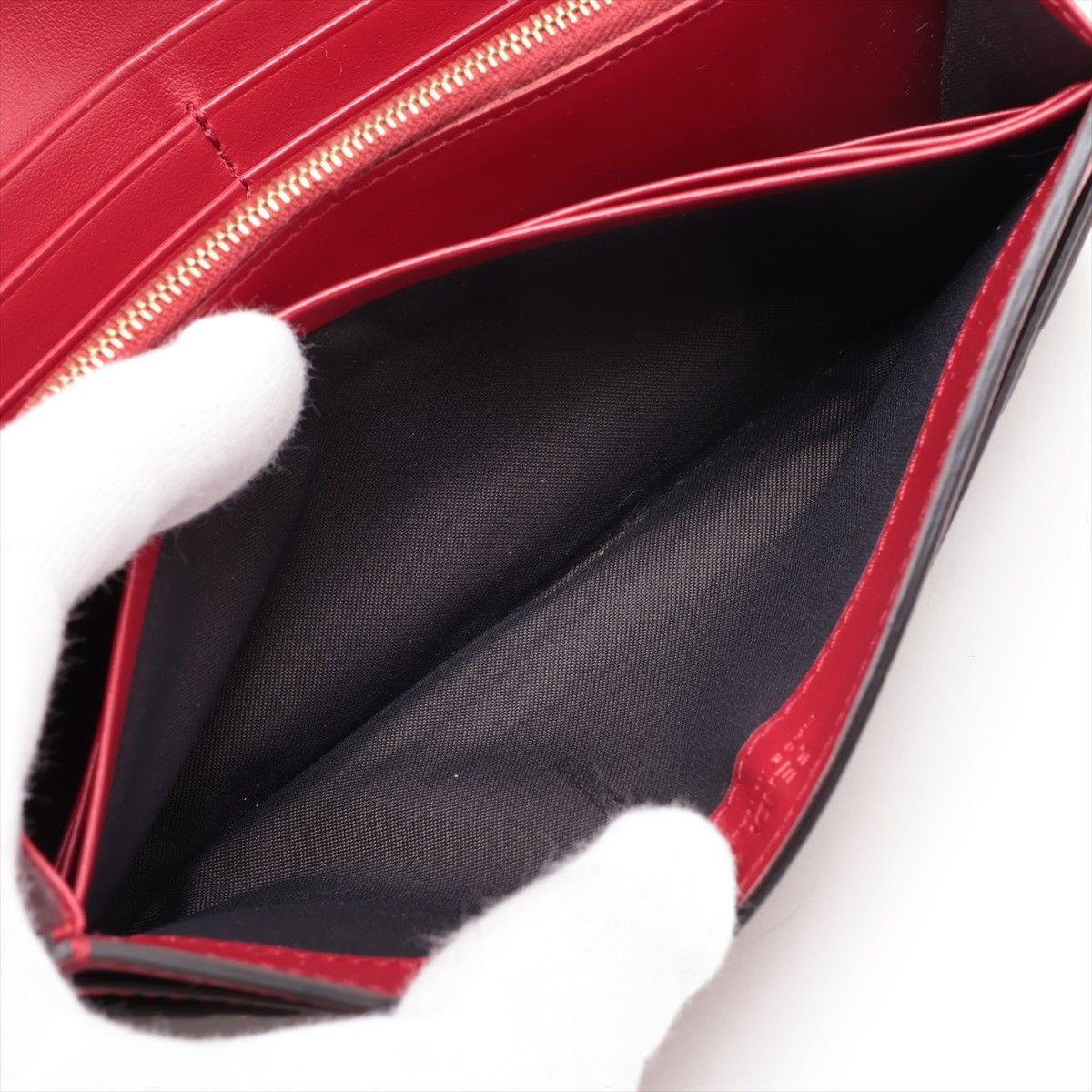 FENDI/フェンディ エフ イズ フェンディ レザー長財布 8M0251 ズッカ柄 