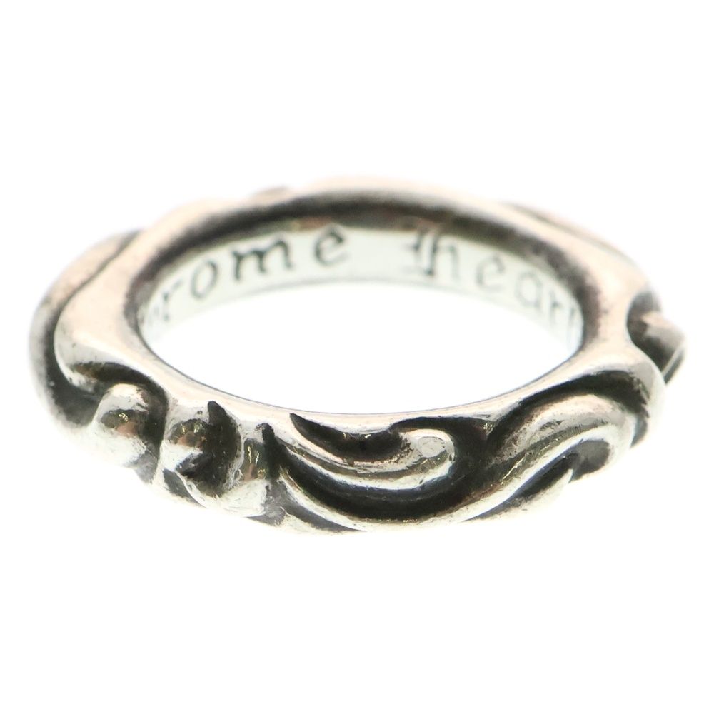 CHROME HEARTS クロムハーツ SCRL BAND スクロールバンド リング シルバー 11号