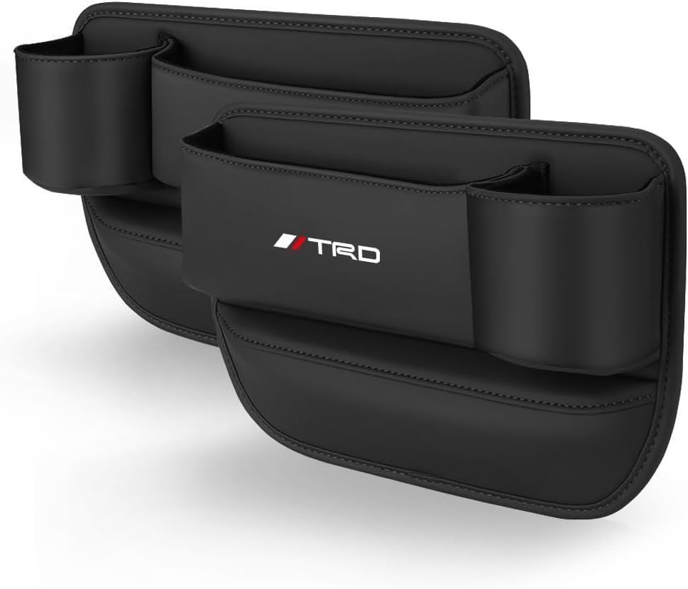 TRD 車用サイド収納ボックスシートポケット アクア カローラ パッソ エスクァイア グランエース シエンタ センチュリー ハイエース C-HR 86 プリウス カムリ RAV4 プラド マークｘ ハ