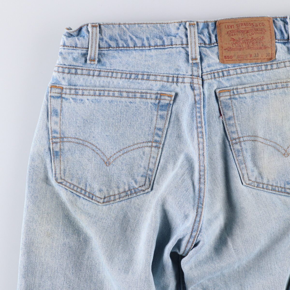 メンズ 古着 90年代 リーバイス Levi's 550 RELAXED FIT TAPERED LEG