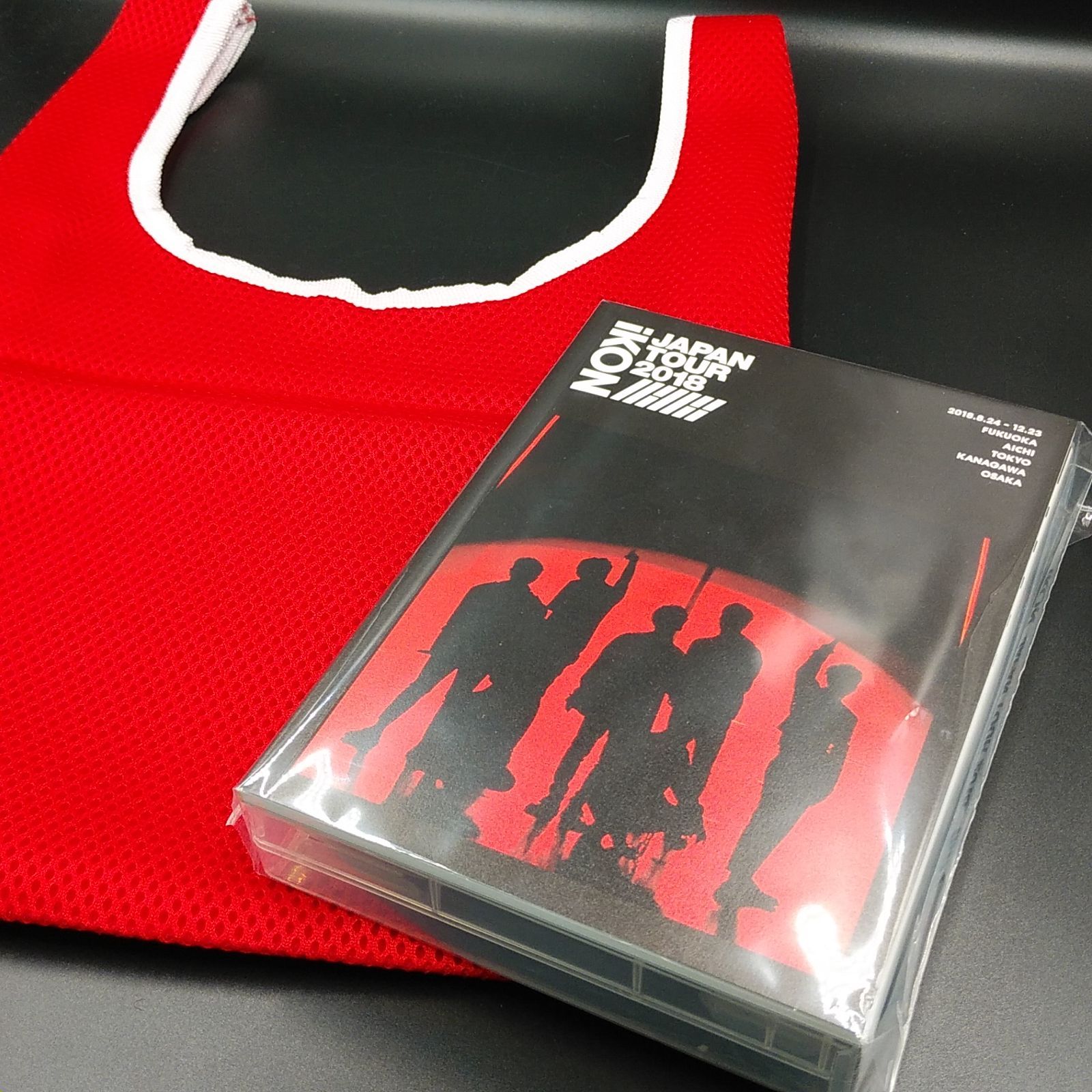 【iKON】iKON JAPAN TOUR 2018 初回生産限定オリジナルメッシュバッグ仕様 ブルーレイ CD BIGBAN 韓国 ディスク  (10-2024-0418-NA-004)