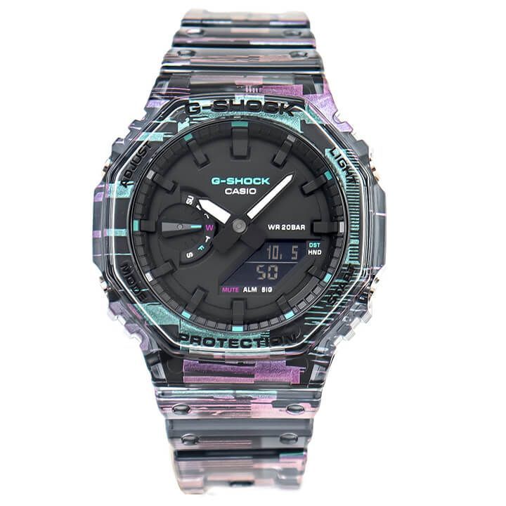 CASIO Gショック GA-2100NN-1A 海外モデル メンズ 腕時計 2100 カシオーク g-shock ジーショック カシオ 八角形 アナログ デジタル スケルトン