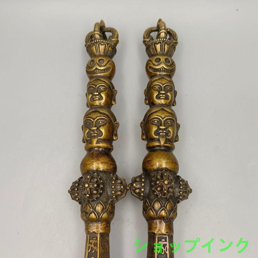 銅器 密宗伝蔵 五股金剛杵 法器 降魔仗神鞭 武器 兵器 銅鞭 工芸品 置物 銅器 密宗伝蔵 五股金剛杵 法器 降魔仗神鞭 武器 兵器 銅鞭 工芸
