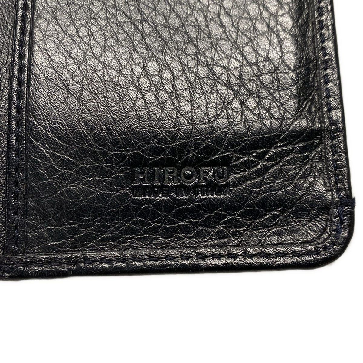 ‼️最終値下げ‼️‼️美品‼️ ヒロフHIROFU レザー 長財布　ダークブルー HIROFU(ヒロフ) 長財布 - ダークネイビー レザー - メルカリ