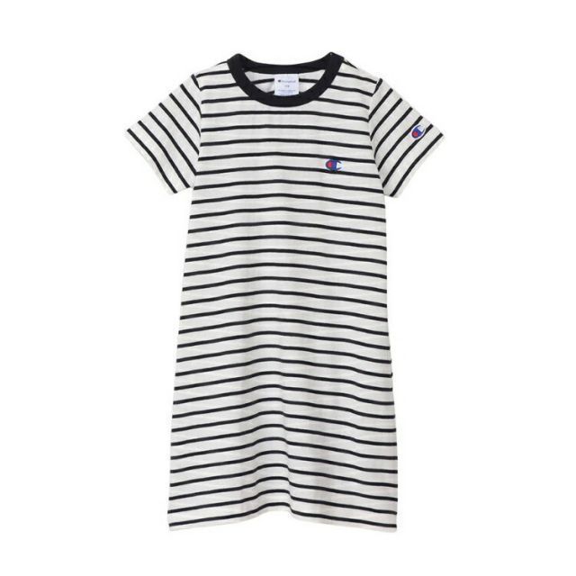 HANES ヘインズ SHORT SLEEVE オフホワイト 120サイズ CK-X306 20 | スポーツ 運動 服 衣類 ウエア ウェア トップス ショートスリーブ Tシャツ ワンピース 半袖 着心地 天竺素材 柄 ボーダー シンプル 機