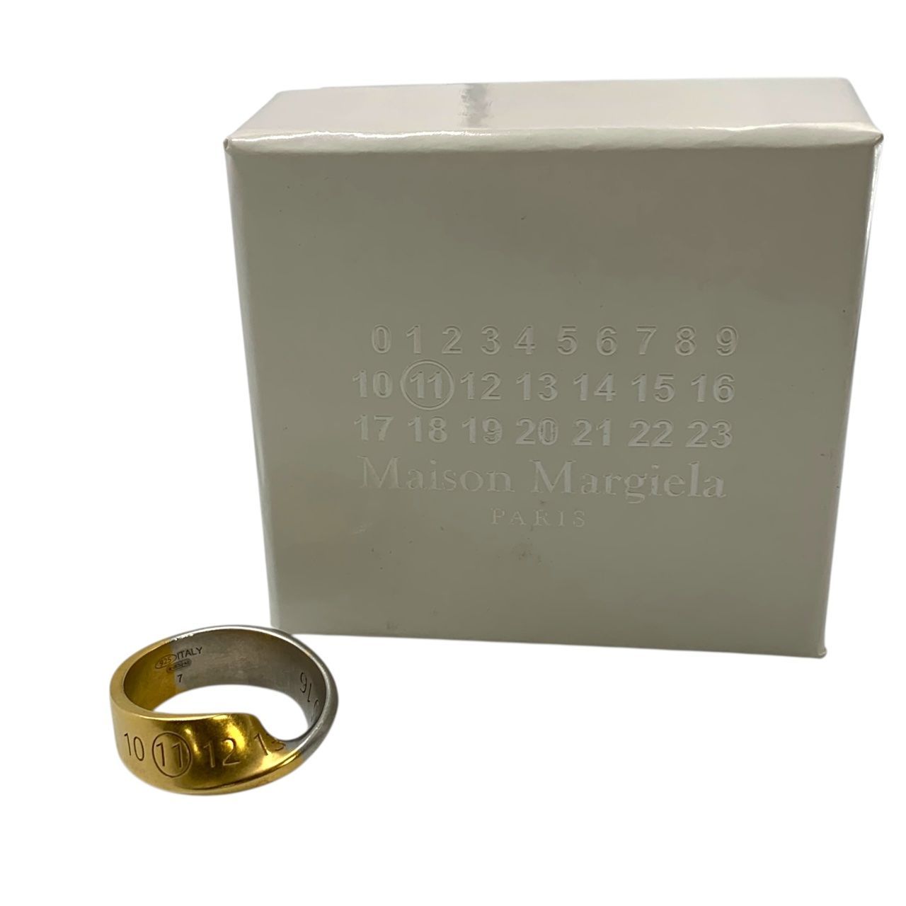 Maison Margiela ツイスト ナンバーリング ゴールド×シルバー Maison Margiela（旧Maison Martin Margiela） - L 新品 メゾン