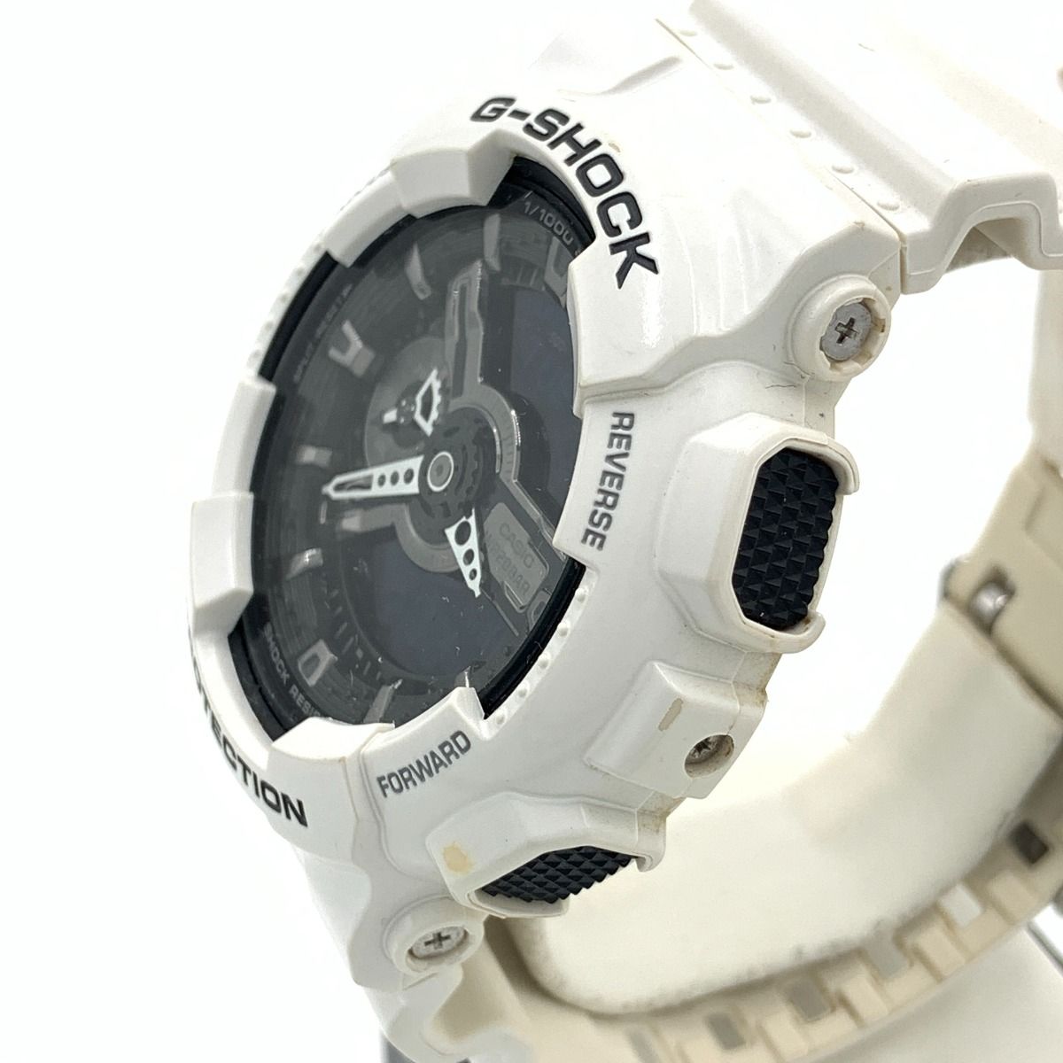 〇〇CASIO カシオ Gショック ホワイト＆ブラックシリーズ クォーツ 腕時計 GA-110GW-7AJF ホワイト
