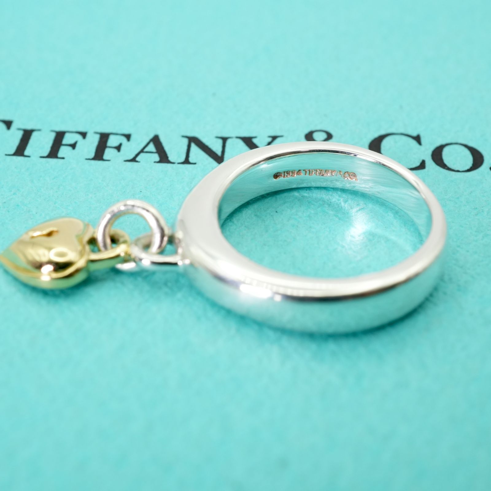 極美品！ティファニー　ハートリング　Tiffany 極美品 オールドティファニー リターントゥ ハート リング 14号