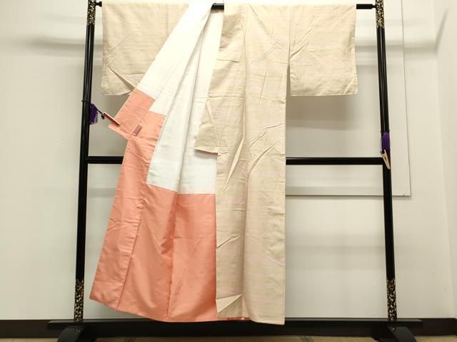 平和屋着物○紅花紬 米沢 横段文 正絹 逸品 未使用 CAAS0155th - メルカリ 