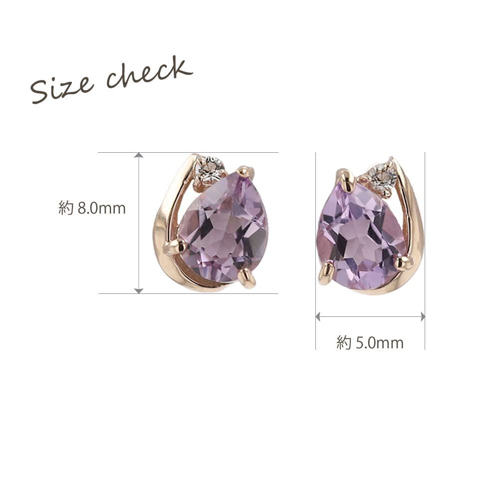 新着商品 PINKY-DIANNE ピンキーアンドダイアン 10金ピンクゴールドローズアメシストピアス DPRPD20302 NEXPOTALLINN_EU