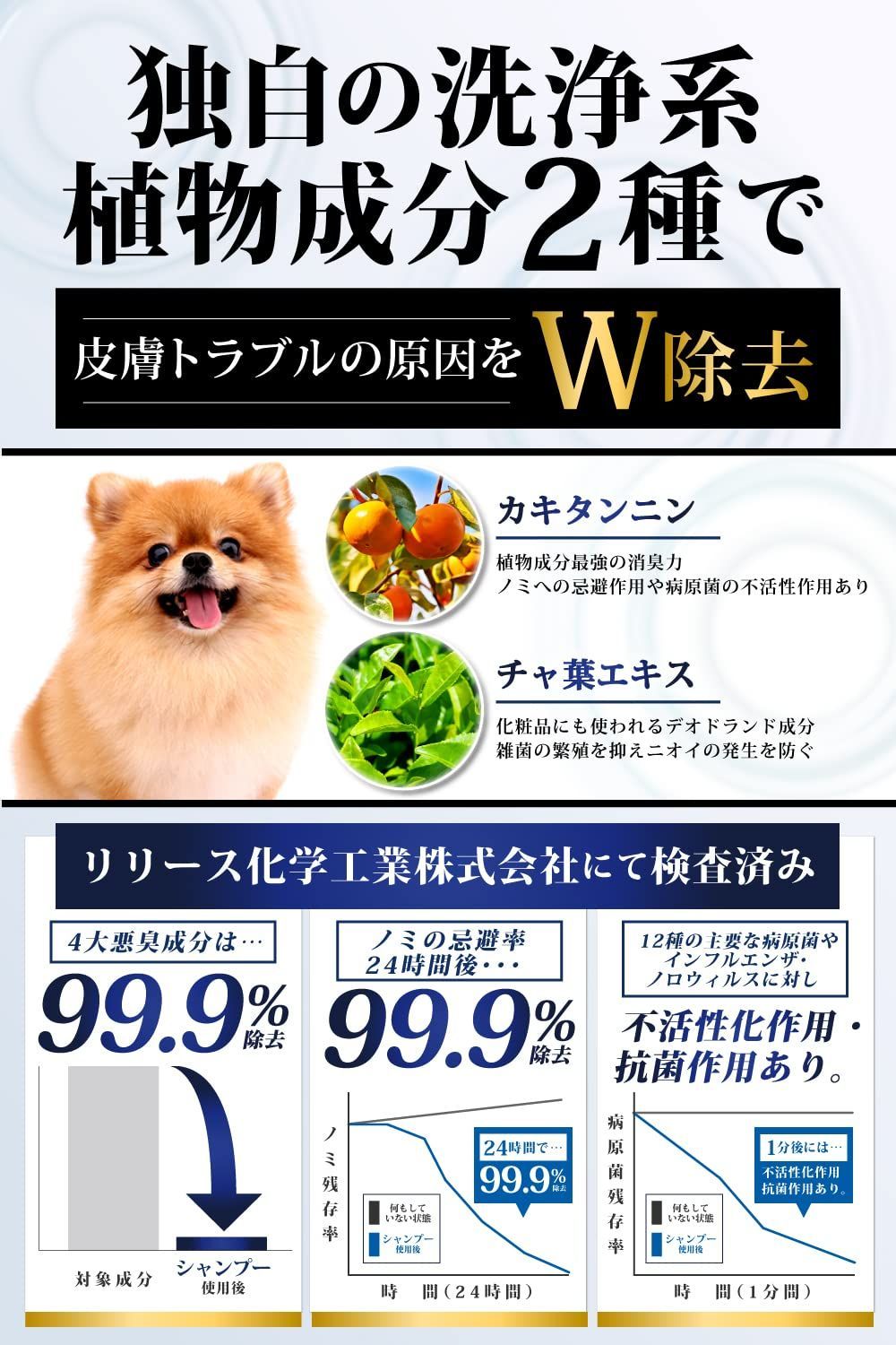 オーガニックシャンプー 犬用兼猫用