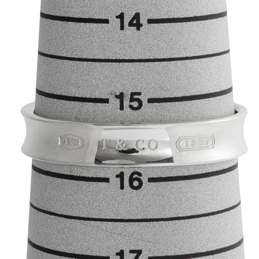 極美品 ティファニー シルバー リング ブレスレット カフ ナロー 1837