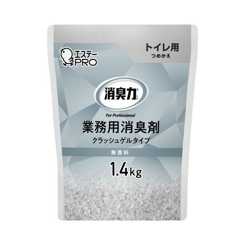 まとめ エステー 消臭力 クラッシュゲル トイレ用 詰替 １．４ｋｇ 392066 4901070130450 ●容量 １．４ｋｇ 1個 ×12セット