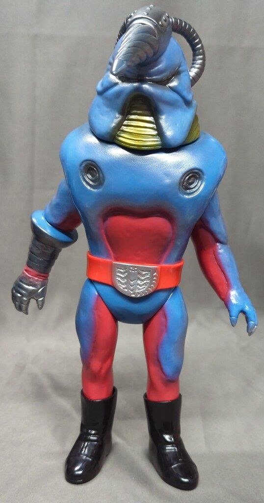 東映レトロソフビコレクションドリルモグラ 約27cm仮面ライダーV3より メディコム・トイ 東映レトロソフビコレクション 仮面ライダーV3