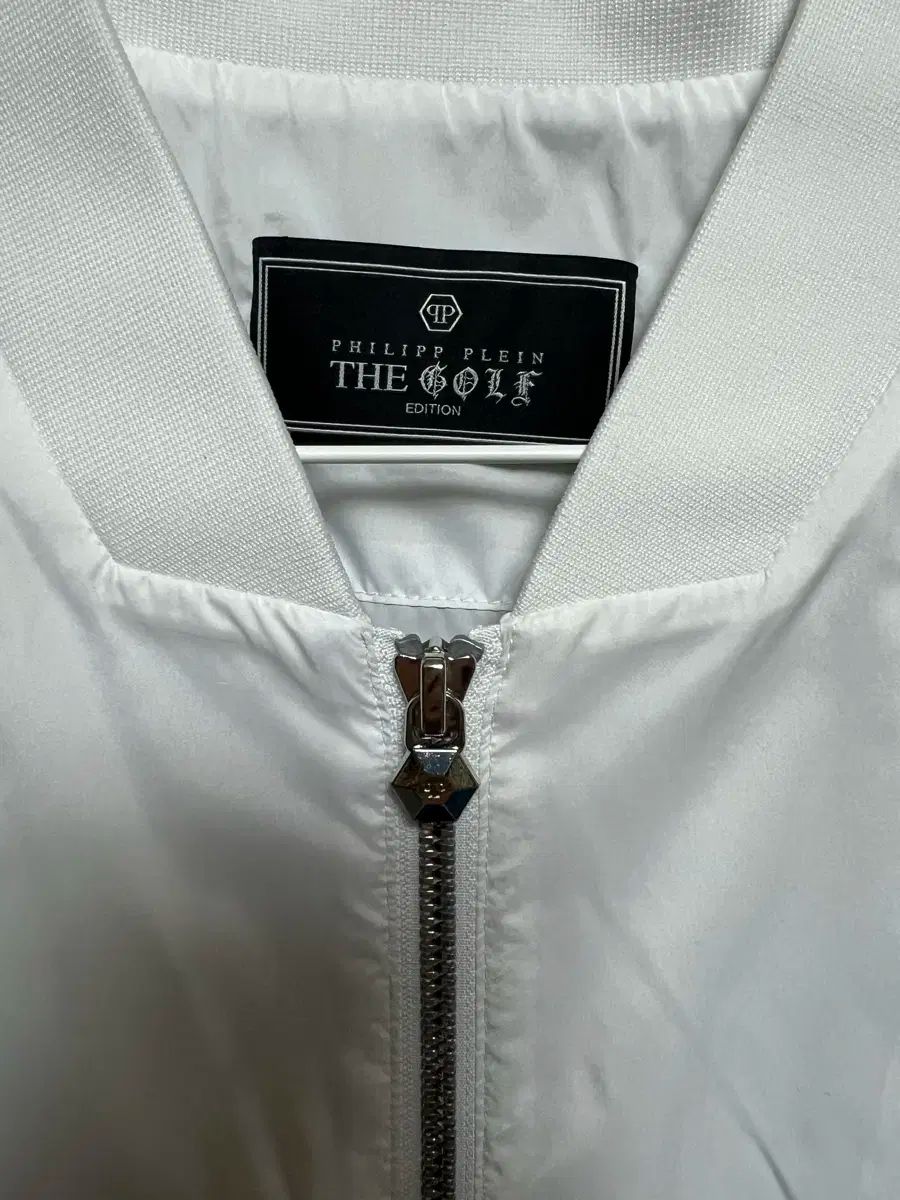 フィリップ プレイン ゴルフ 白 ウィンドブレーカー ベスト