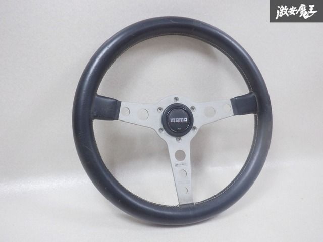 MOMO モモ PROTOTIPO プロトティーポ ステアリング ハンドル モモステ 35㎝ 350φ 汎用 レザー 棚