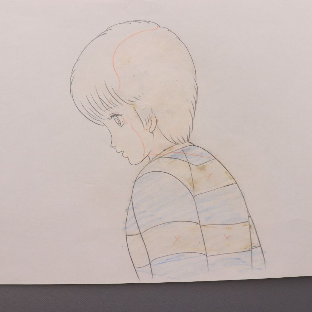 □ 夢戦士ウイングマン セル画 原画 動画張り付き 夢あおい アオイ A4