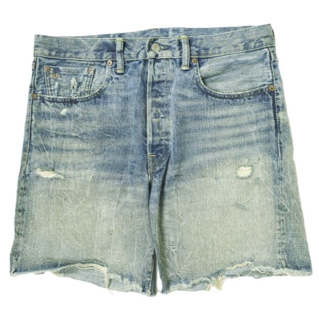 RRL/デニムショーツ RRL ダブルアールエル CUT OFF DENIM SHORTS カットオフデニム