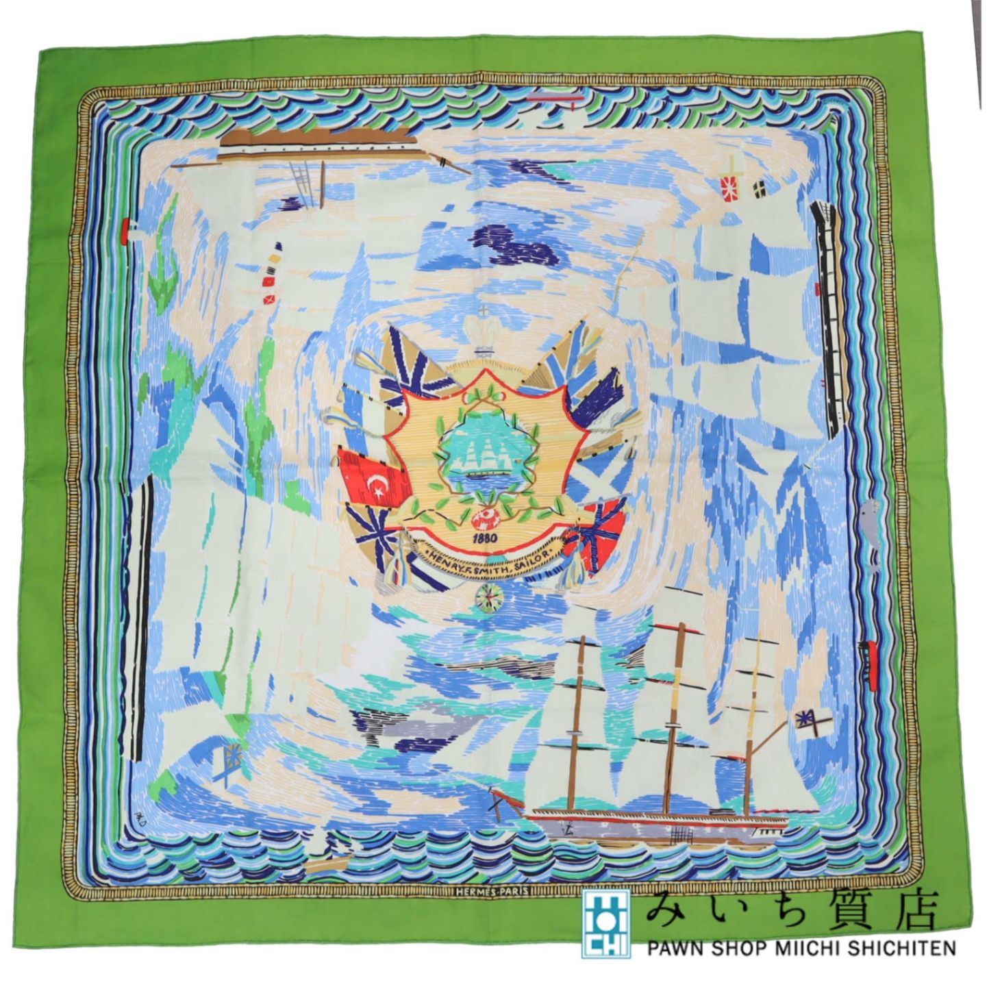 【エルメス】HENRY F SMITH SAILOR 帆船 66×66 エルメス】HENRY F SMITH SAILOR 帆船 66×66 - メルカリ