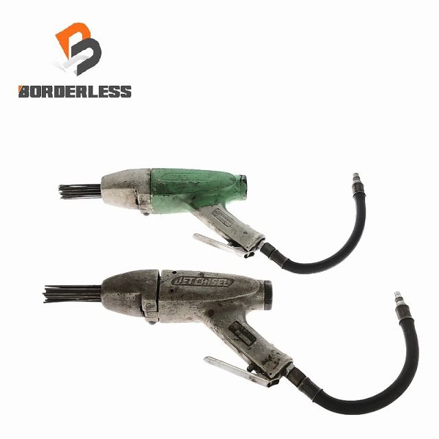 2台セット NITTO ニットウ 日東工器 常圧 ジェットタガネ JEX-24 チゼル チッパー ハツリ JET CHISEL 空気式高速多針 100096