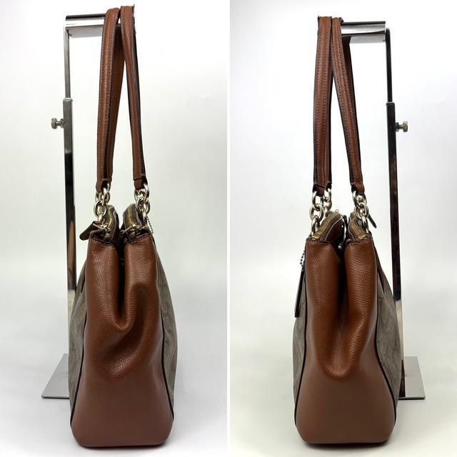 COACH コーチ ハンドバッグ 肩掛け ロゴチャーム 大容量 F21626