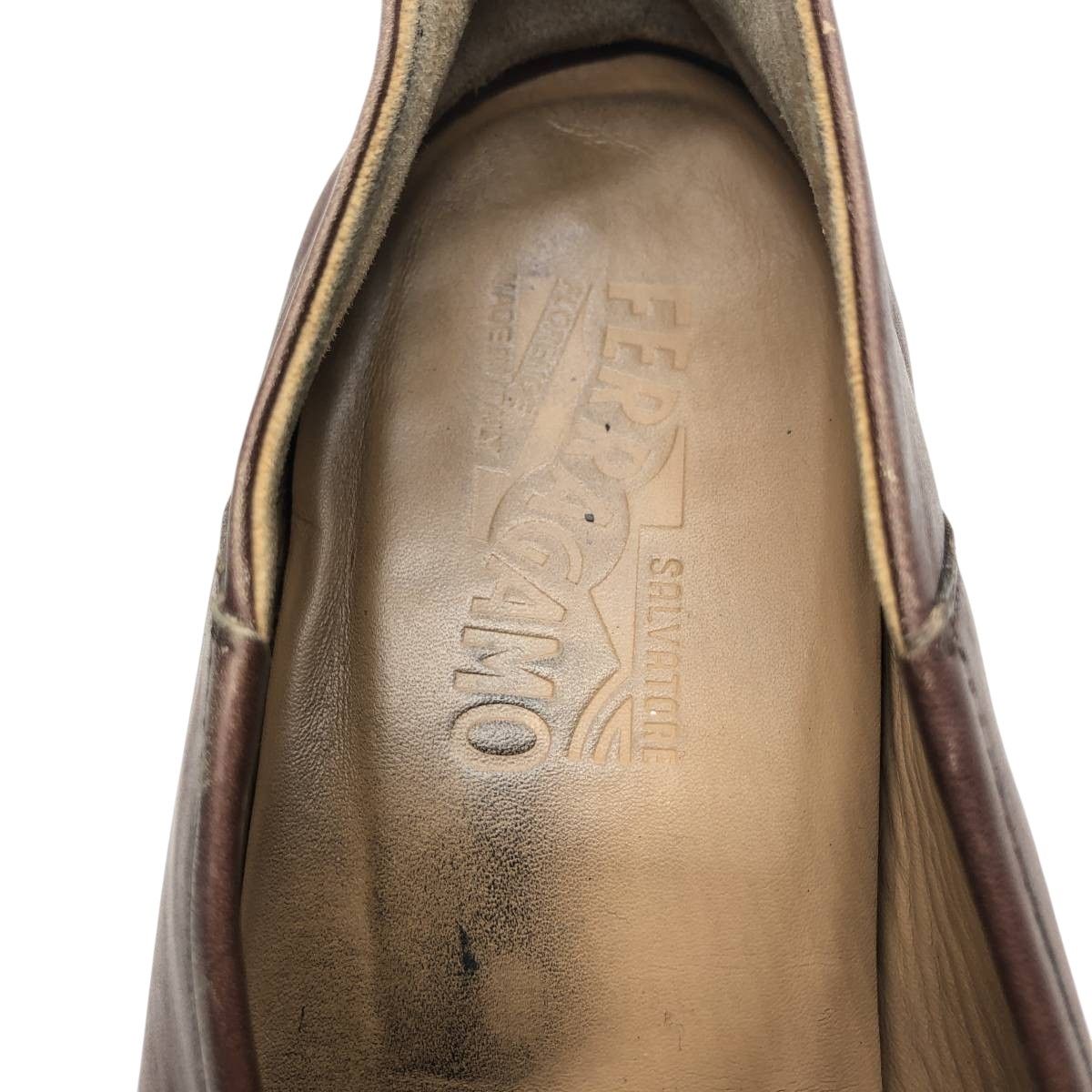 古着 フェラガモ Salvatore Ferragamo ビットローファー イタリア製 9 1 2 メンズ27.5 cm相当 saa 014378