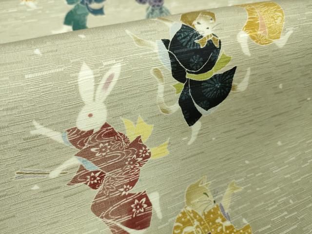 平和屋本店□極上 全通柄京袋帯 WAKKA ワッカ ええじゃないか 逸品  