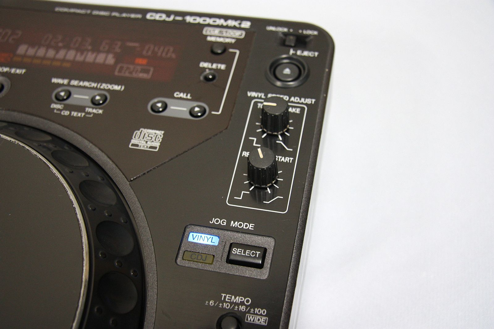 PIONEERコンパクトディスクプレーヤーCDJ-1000MK2