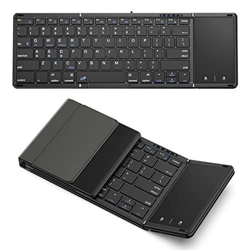 Omikamo Bluetooth キーボード 折り畳み式 ワイヤレス キーボード 大型