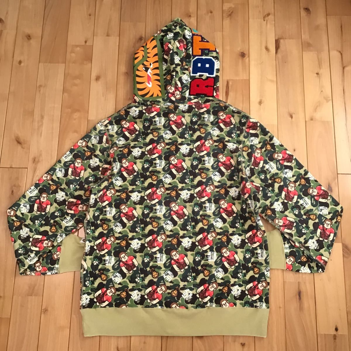 ☆2XL☆ シュガーラッシュ マイロ シャーク パーカー ABC camo shark ...