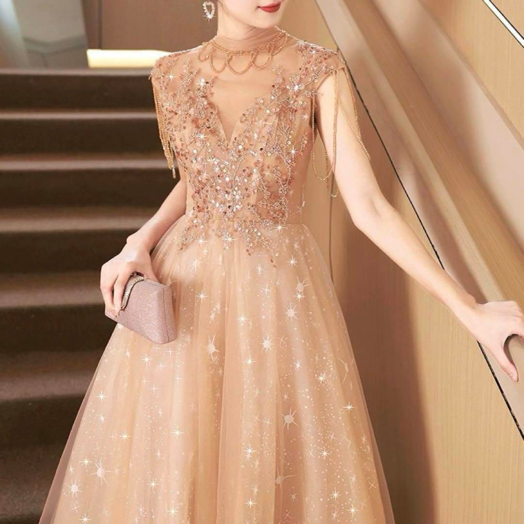ビジューにスパンコールの美しい