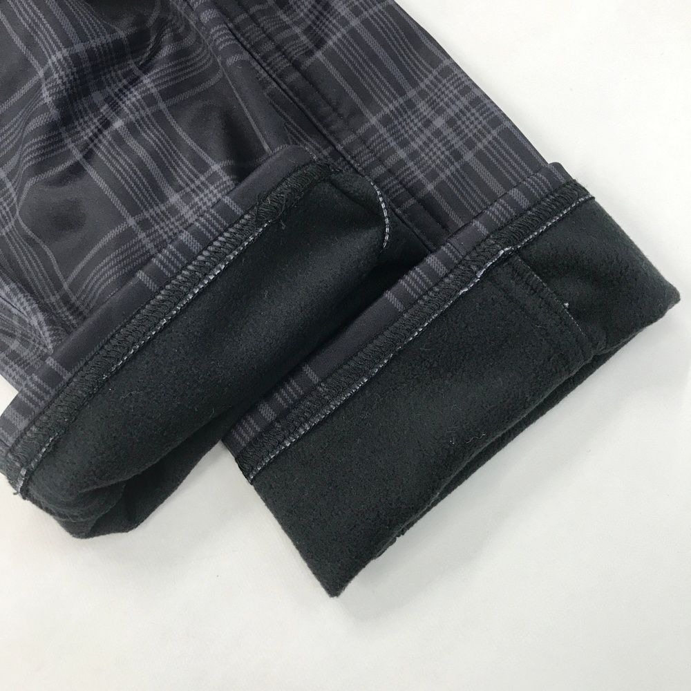 FILA GOLF ブラック・チェック柄パンツ サイズ：M FILA GOLF フィラゴルフ ; 裏起毛パンツ チェック柄