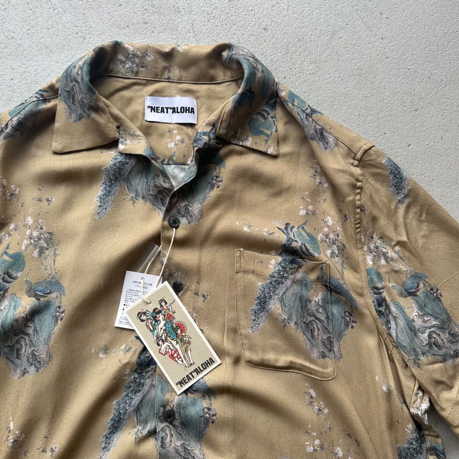 NEAT ALOHA rayon shirt 