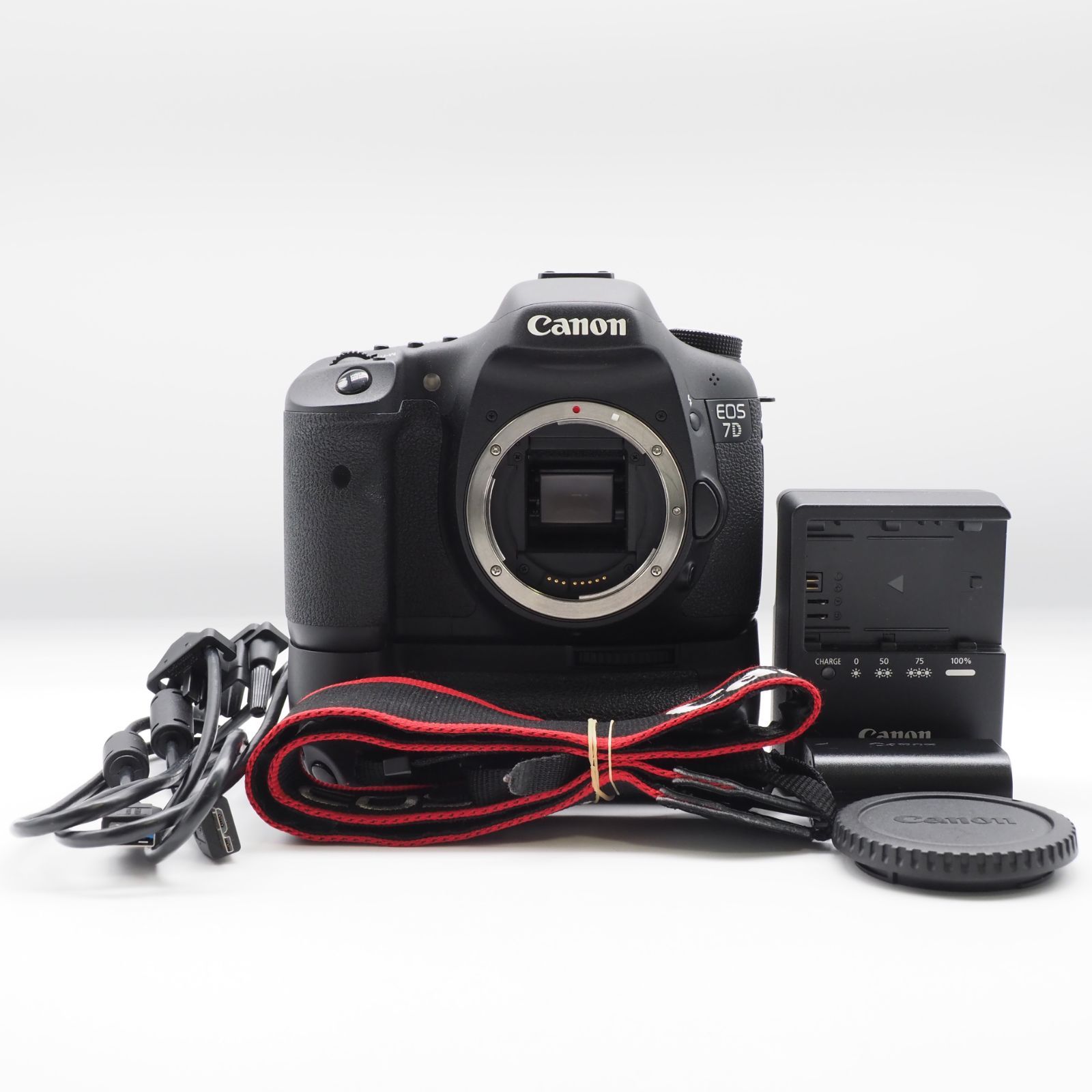 キャノン EOS7D バッテリーグリップ 付き - カメラ