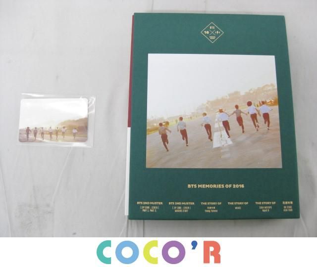 中古品 韓流 防弾少年団 BTS MEMORIES OF 2016 DVD トレカ YOUNG