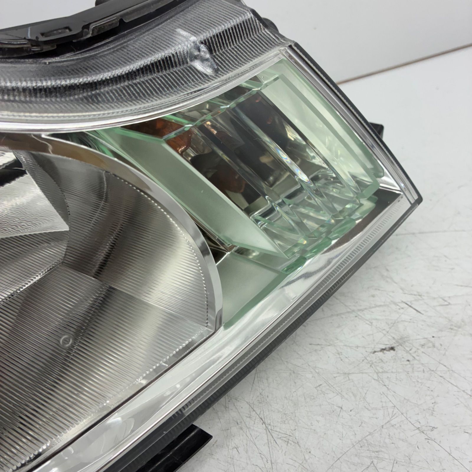 コーティング済 日産 JY12 Y12 ウイングロード ヘッドライト ランプ レンズ 右側 運転席側 R ハロゲンICHIKOH 1777 印字 H P71547