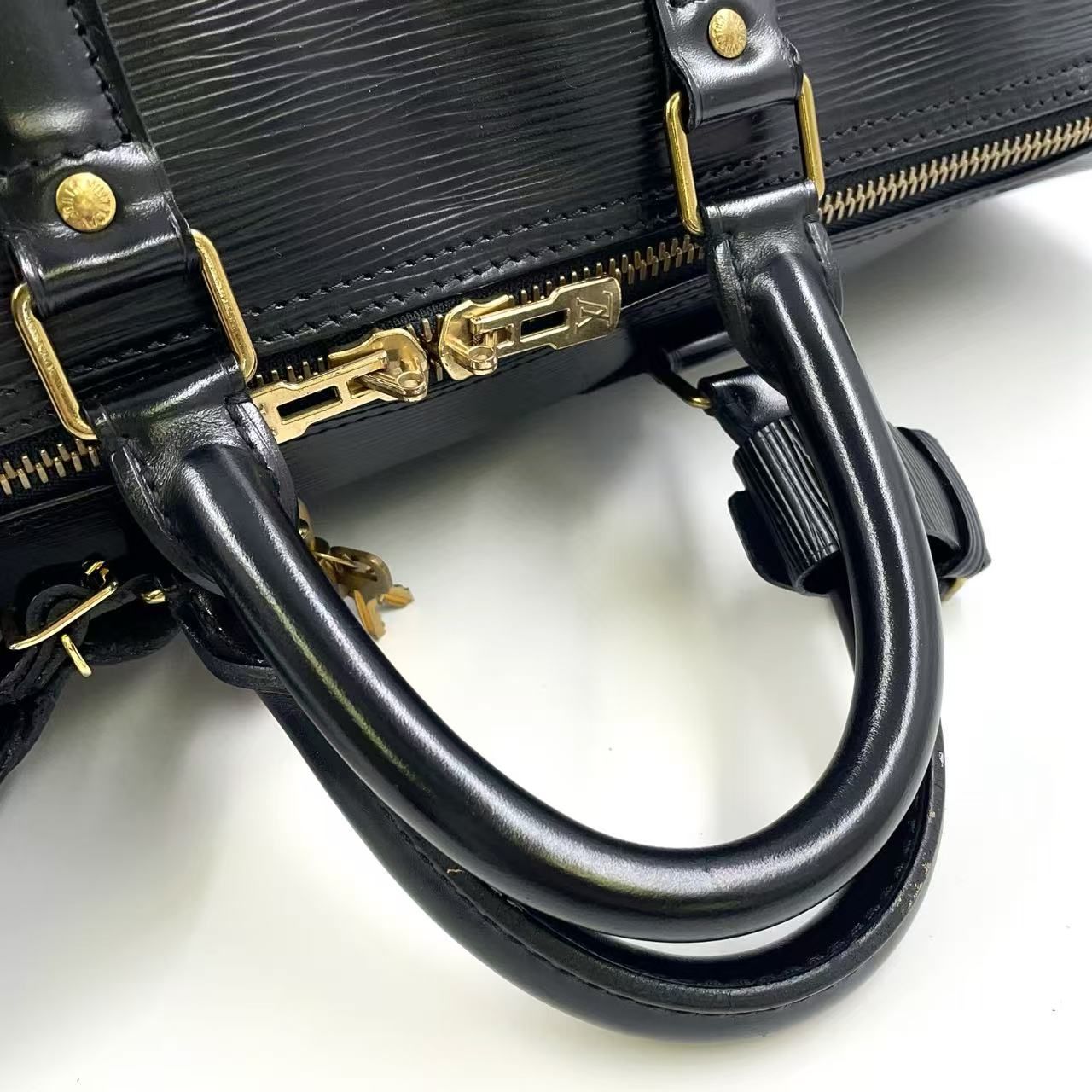 Louis Vuittonキーポル 45 エピ ゴールド　ボストンバッグ 楽天市場】LOUIS VUITTON ルイ ヴィトン エピ キーポル45