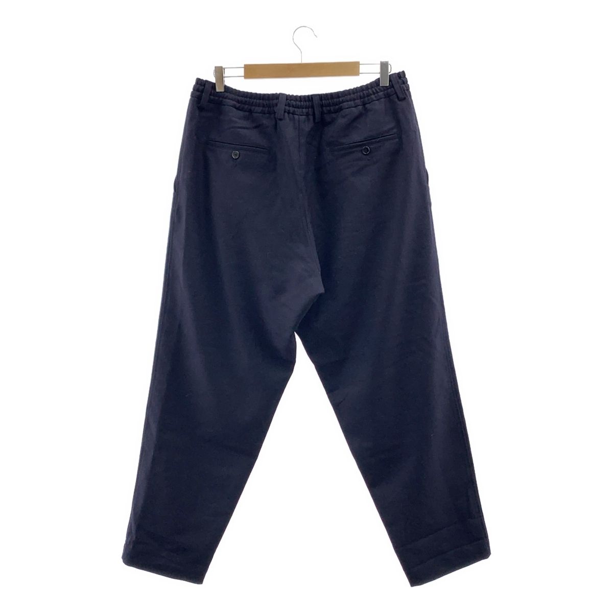 マルニトロピカルウールパンツ 46ネイビー MARNI マルニ ウール ワイドテーパードパンツ MARNI トロピカルウール