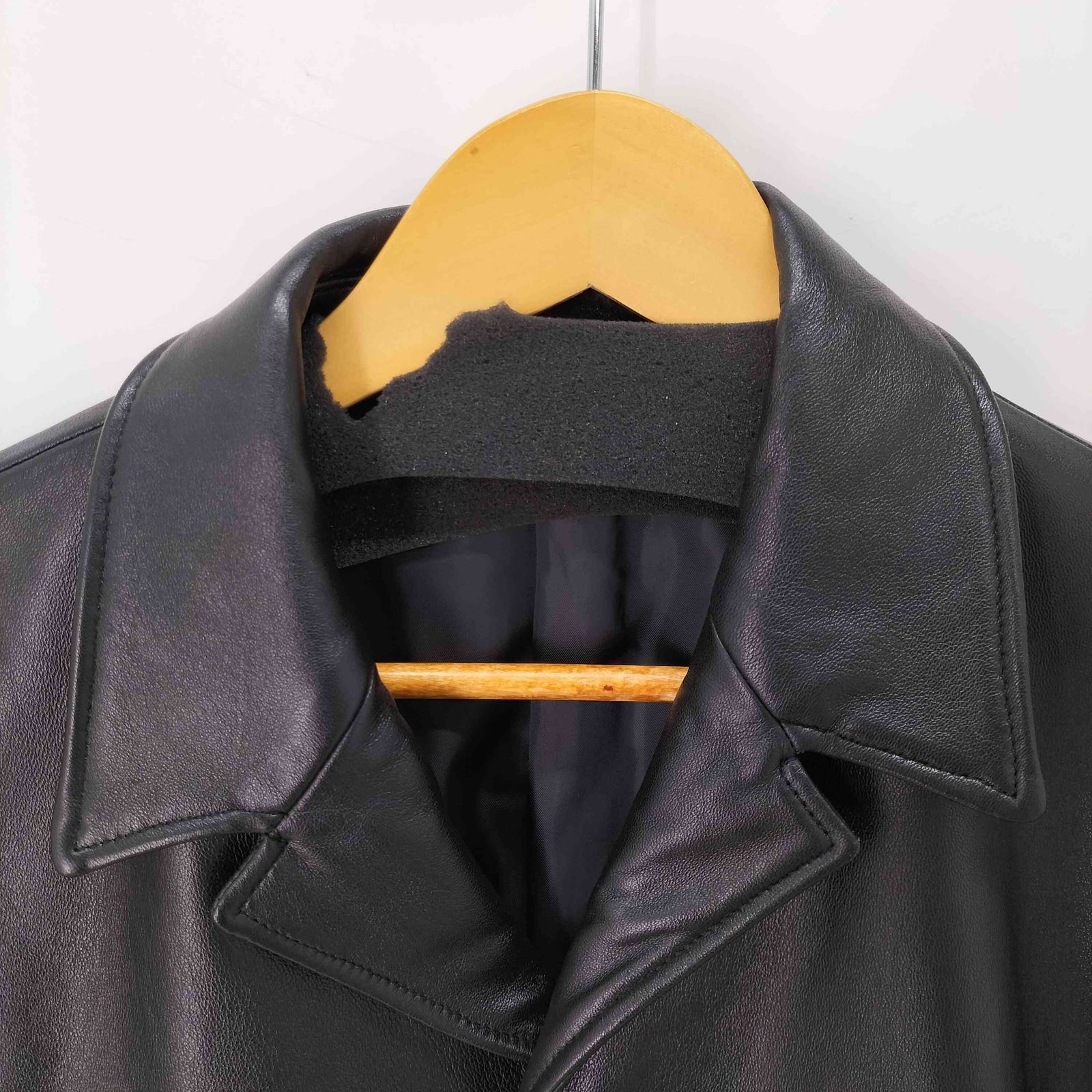 ナノユニバース NANO universe LB.03 WONDER LIGHT LEATHER カーコート 