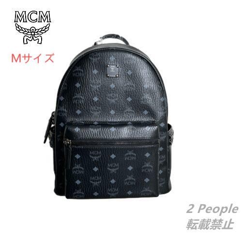 MCM エムシーエム リュックサック STARK サイドスタッズ バックパック - ヴィセトス レディース アウトレット Mサイズ ブラック -  メルカリ