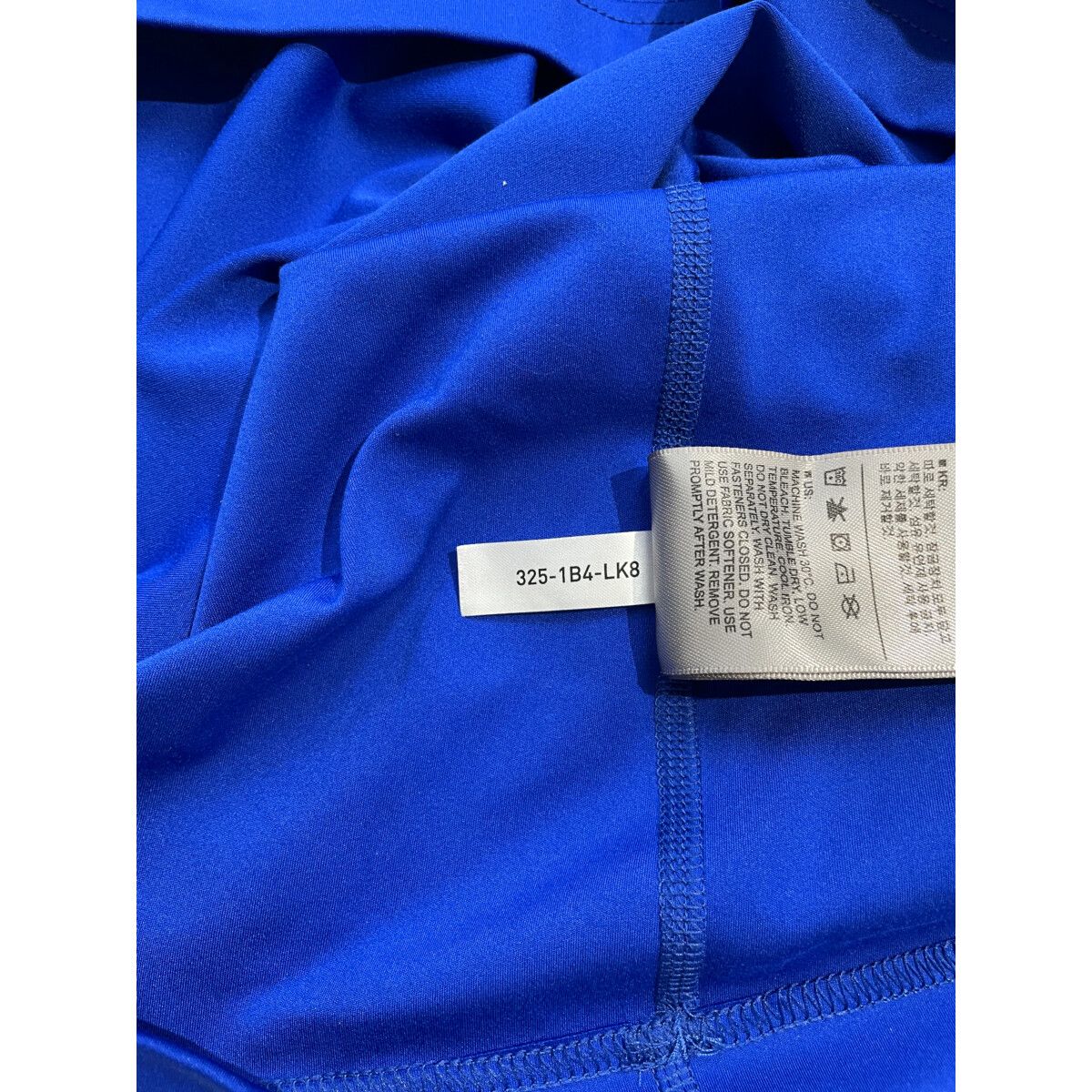 中古 メンズ チュース KJUS 長袖シャツ 48(M) 青 ブルー ハーフ