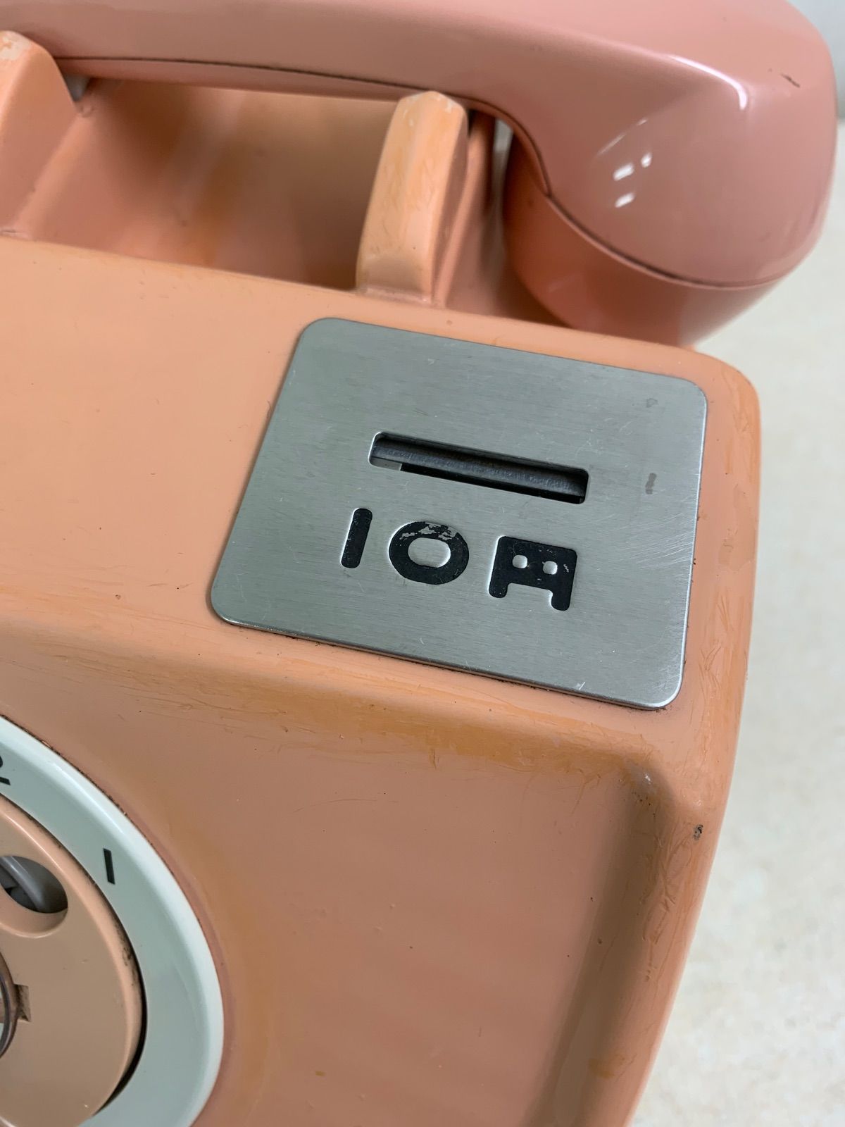 フォロー割対象商品】希少！鍵付き！アンティークピンク電話