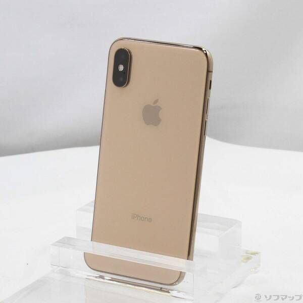 中古品〕 iPhoneXS 64GB ゴールド MTAY2J／A SIMフリー【198】 64GB