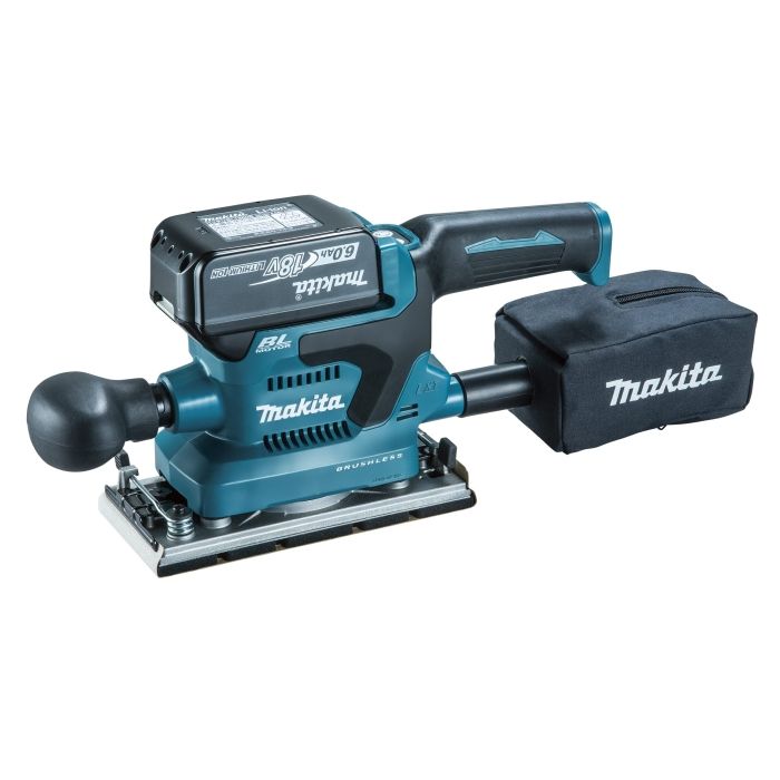 2営業日で発送 MAKITA マキタ マキタ Makita 充電式ベルトサンダ 18V6.0Ah バッテリ 充電器付 BO380DRG 青