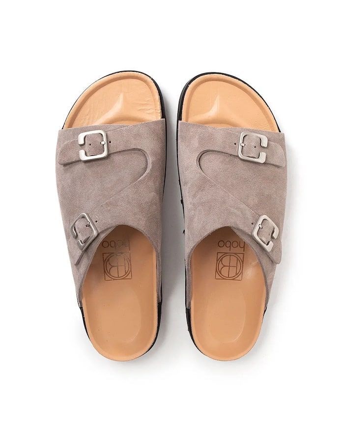 ☆新品未使用☆定価28,600円【hobo】FULL SLIDE SANDALS COW SUEDE　 ホーボー　メンズ　レディース　おしゃれ　靴　サンダル　shoes　シューズ　　ブランド
